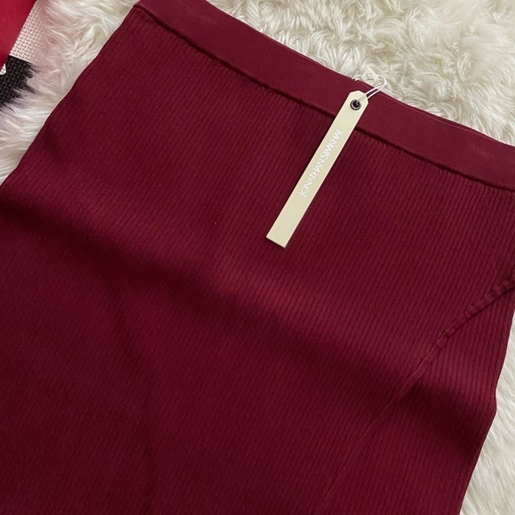 JONATHAN SIMKHAI Deep Rib Wrap Skirt - Picture 5 of 6